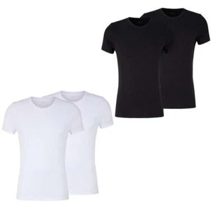Pack de 2 JOOP! Camisetas de hombre cuello redondo cuello en O Everyday parte superior algodón elástico - Imagen 1 de 15