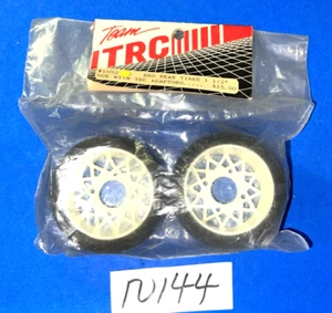 TEAM TCR VINTAGE REAR 1:10 SCALE PACKAGED TIRES ON RIMS RC - Picture 1 of 8