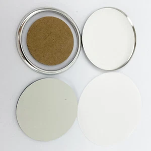 Nuevo proveedor de piezas redondas con botón de espejo de 2" 50 mm para fabricante profesional hágalo usted mismo 100 piezas / conjunto - Imagen 1 de 5