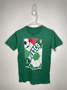 Soccer/ Football FIFA Shirt Boys Size Medium 10-12 Green World Cup 2022 - Picture 1 of 4