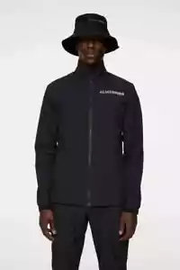 J. LINDEBERG MEN'S Bridge Padded Rain Jacket Black MEDIUM NEW NWT GMOW10921-9999 - Picture 1 of 13
