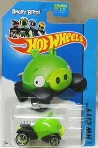 Hot Wheels 81/250 2014. Angry Birds Minion Pig verde. BFC90. ¡NUEVO en paquete! - Imagen 1 de 6