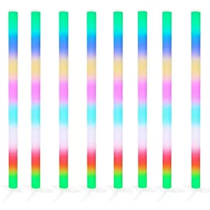 8 x Equinox Pulse Tube LED Rainbow Colour Changing DJ Disco Party Light Effect - Picture 1 of 8