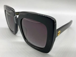 New Gucci GG0328S 001 black frame gray gradient lenses - Picture 1 of 10
