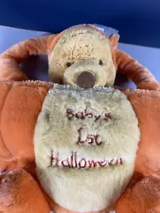 NEU Neu mit Etikett Disney Baby Winnie Puuh Baby’s 1. Halloween Korb orange - Bild 1 von 8