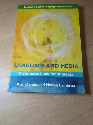 Language and Media: A Resource Book for Students (Routledge English Language Int - Image 1 of 2