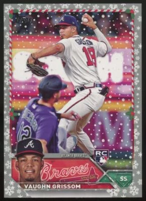 2023 Topps Holiday #H107 Vaughn Grissom Metallic - Image 1 of 2