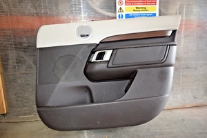 Discovery 5 L462 Drivers Right Front Door Card Expresso Brown /Cream  LR082019 - Picture 1 of 16