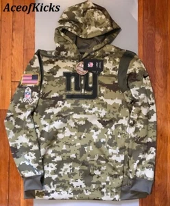 Nike NFL Salute to Service 2021 Therma NY Giants Hoodie Pullover SZ S-2XL Men's - Picture 1 of 1