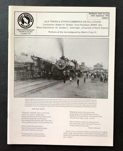 Hoja de referencia Great Northern Railway 1998 trenes de seda fotos barcos de carga de colección - Imagen 1 de 6