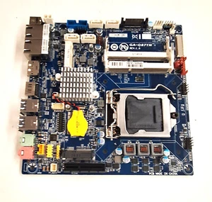 GIGABYTE GA-Q87TN LGA 1150 Intel Q87 HDMI SATA 6Gb USB 3.0 Thin Mini ITX - Picture 1 of 3