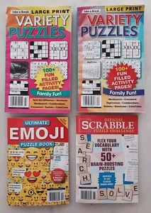 4 VARIETY Puzzles Game Book  Magazines From Take A Break & Topix Media Puzzle  - Picture 1 of 1