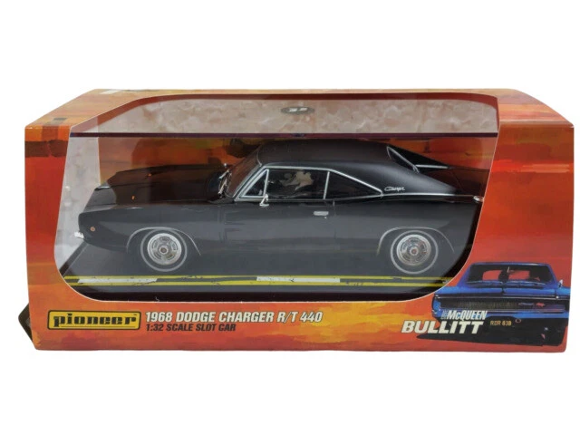 Pioneer P126 1:32 1968 Dodge Charger R/T 440 Assassins Bullitt Slot Car