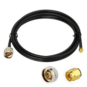 Antenna Extension Cable KSR-240 KSR240 N Male to SMA Male 50ohm Coax cable 15 FT - Picture 1 of 5
