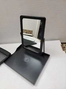 Mary Kay Folding Travel Makeup Mirror & Tray Stand w/ Mesh Zippered Bag NEW! - Picture 1 of 3