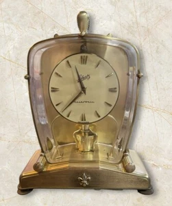 Raro Reloj de Abrigo Estilo Aniversario Schatz & Sons Aug 'Lectrónico' Mediados de Siglo - Imagen 1 de 12