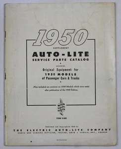 Autolite Service Parts Book ~ 1950 ~ S40BS - Picture 1 of 1