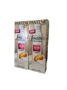 (2) Pantene Pro V In The Shower Foam Hair Conditioner Radiant Color Shine 6oz - Picture 1 of 1