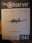 Canada Air Force Detection Corps Observer RCAF 1944 Military History