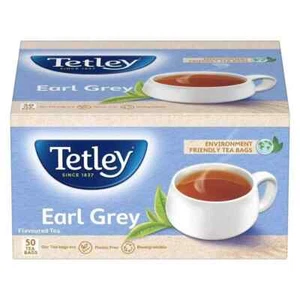 Tetley Earl Grey, Flavoured Tea 100g (2gx50) Free Shipping World Wide - Picture 1 of 5