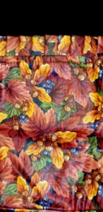 Longaberger 1995 Pumpkin Basket OTE Liner - Herbstlaub Stoff - NEU!!! - Bild 1 von 2