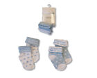 Baby Turn Over Socks Boys 'I Love Daddy' - 2 pairs - Size 0-2 (3-6 Months)