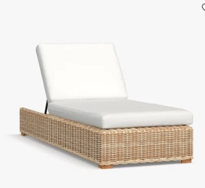 Pottery Barn Huntington Einzelne Chaiselongue Gartenmöbel Kissenbezug Ersatz - Bild 1 von 8