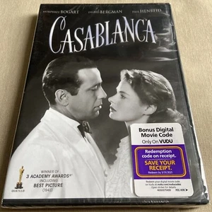 Casablanca (DVD 1942) 2012 Humphrey Bogart Ingrid Bergman Paul Henreid Rains + - Picture 1 of 3