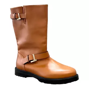 Lafayette 148 New York Jordan Moto Leder Stiefel - Bild 1 von 11