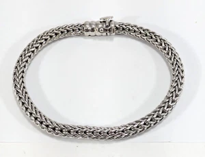 18K Weißgold Armband, 7" lang - Bild 1 von 7
