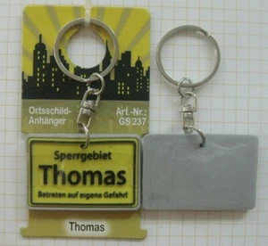 SPERRGEBIET THOMAS ......................... Keychain / Schlüsselanhänger - Picture 1 of 1