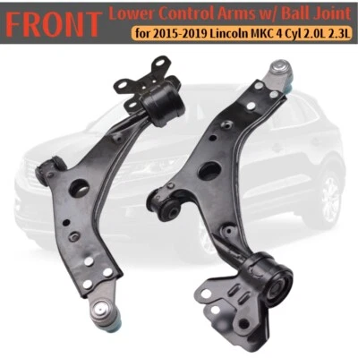 2x Front Lower Control Arms w/ Ball Joint for Lincoln MKC 2015-2019 L4 2.0L 2.3L - Image 1 of 4