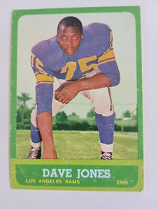 1963 TOPPS #44 DAVE JONES ROOKIE LA RAMS VINTAGE EXCELLENT COND - Picture 1 of 2