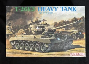 DRAGON 1/35 Scale '39-'45 Series, T-26E3  Heavy Tank, #6032, Factory Sealed - Bild 1 von 5
