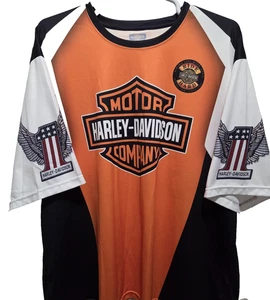 Harley Davidson Motorcycle American Legend Graphic Shirt Size 4XL - Picture 1 of 9