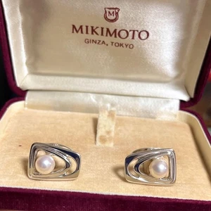 Gemelli Mikimoto vera perla Akoya - Foto 1 di 3