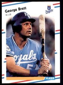 1988 Fleer #254 George Brett - Picture 1 of 2