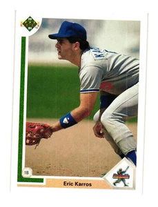 1991 Upper Deck #24c Eric Karros Los Angeles Dodgers - Picture 1 of 2