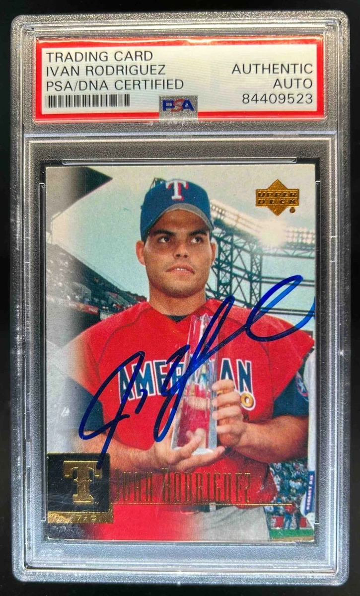 Ivan Rodriguez 10 Graded Baseball Sports Trading Cards
