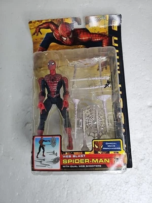  2004 Toy Biz 6" Web Blast Spider-Man Spiderman Figure Sealed  - Image 1 of 4