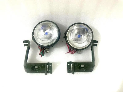 Willys Jeep MB Ford GPW Headlight Light with Bracket Pair Left & Right | Fit For - Image 1 of 4