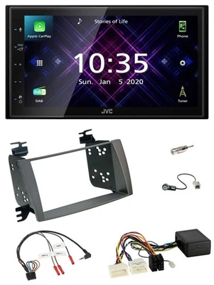 JVC DAB 2DIN Lenkrad Bluetooth USB Autoradio für Hyundai Sonata 2009-2014 aktiv - Bild 1 von 4