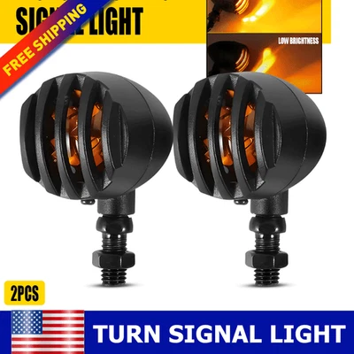 Luz intermitente LED intermitente señales de giro para motocicleta Honda Shadow VLX VT1100 600 VT750 Foto 1 de 4