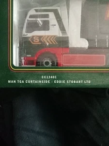 Corgi CC13401 Man TGA Curtainside Eddie Stobart 1:50 Scale Model - Picture 1 of 6