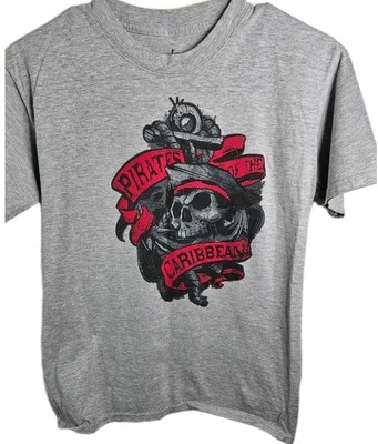 Camiseta Walt Disney World Piratas del Caribe Gris Para Hombre Grande WDW Disney  Foto 1 de 4