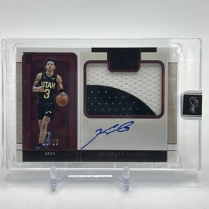 2023-24 Panini One & One Keyonte George Rookie Patch On Card Auto RC RPA #/25 - Picture 1 of 2