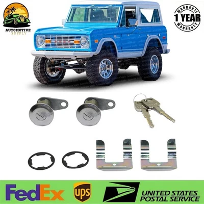 Nuevo kit de cilindro de bloqueo de puerta camioneta Ford F-100 Ranchero P-350 1975 Foto 1 de 4