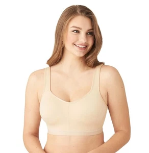 NWT Wacoal 34C Maximum Support Underwire Convertible Sports Bra 855229 Sand $72 - Picture 1 of 12