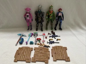Fortnite Squad Mode Series 1 Rex Cuddle Brite Ragnarok 4 Pack Figuren Set Neu - Bild 1 von 3