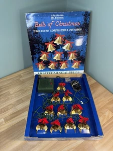 VTG Mr Christmas Bells of Christmas Musical Lights Brass 15 Carols WORKS - Read - Picture 1 of 14